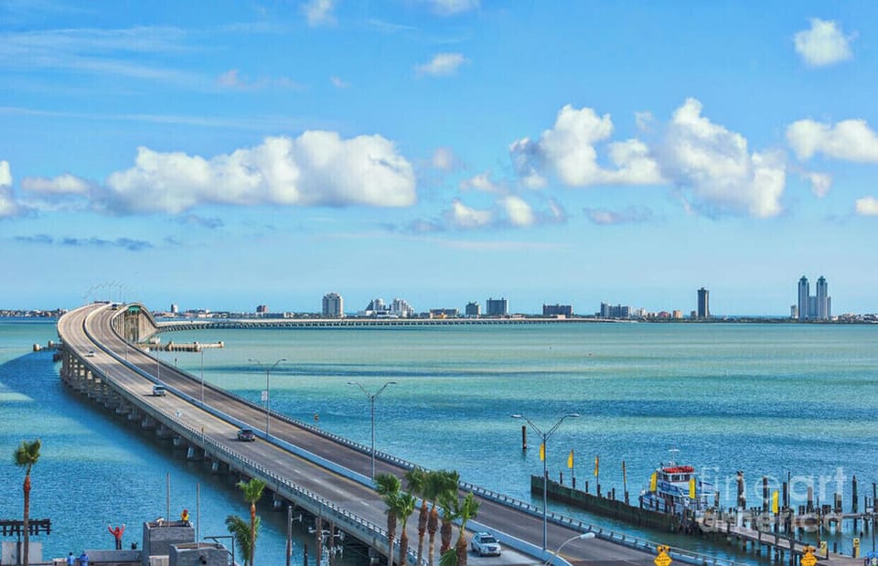 Queen Isabella Causeway bridge.  