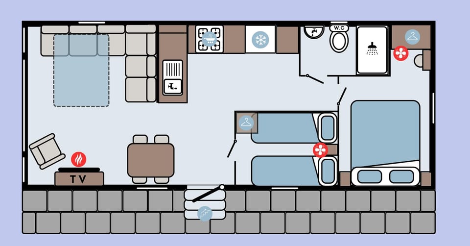 Deluxe Mobile Home | Bed sheets