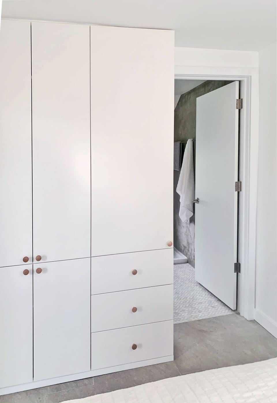 master wardrobe with ensuite bath