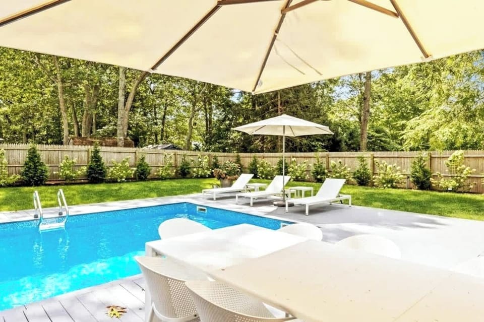 Outdoor dining table and pool table