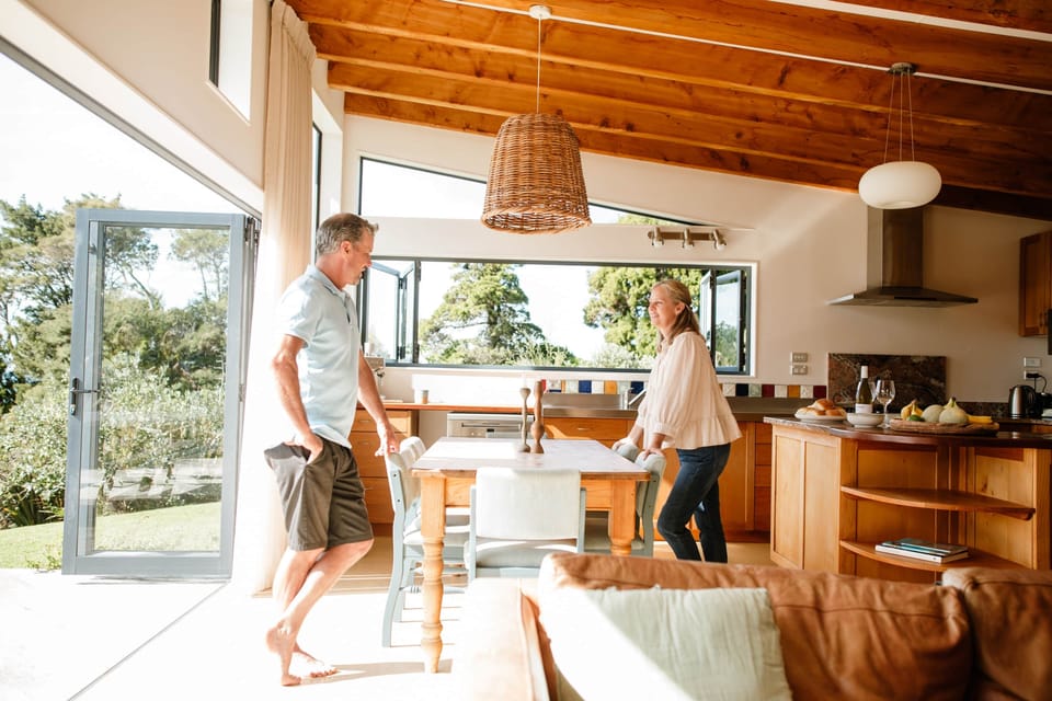 Open plan living area