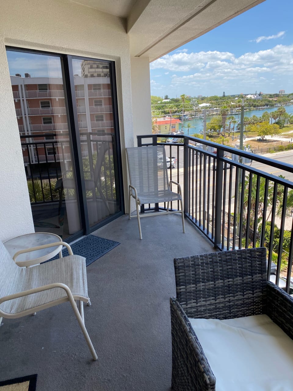 View of the Intercoastal from the private balcony 