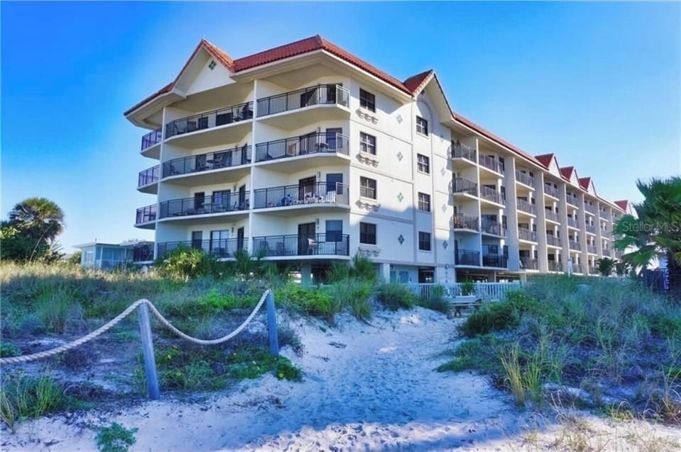 View of Vistas on the Gulf from the beach 