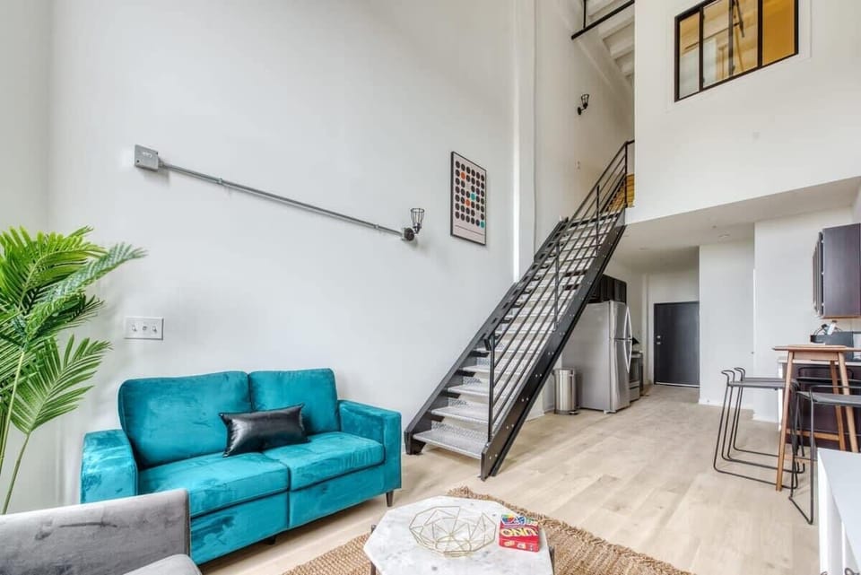 Bright and comfy living area