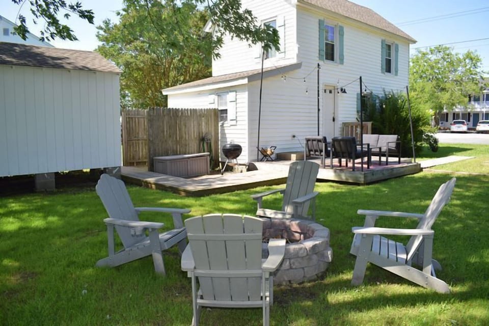 Gather arounf the fire pit 