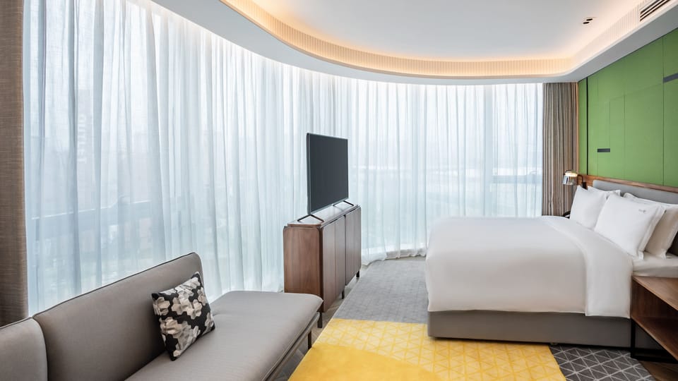 Down comforters, minibar, in-room safe, desk
