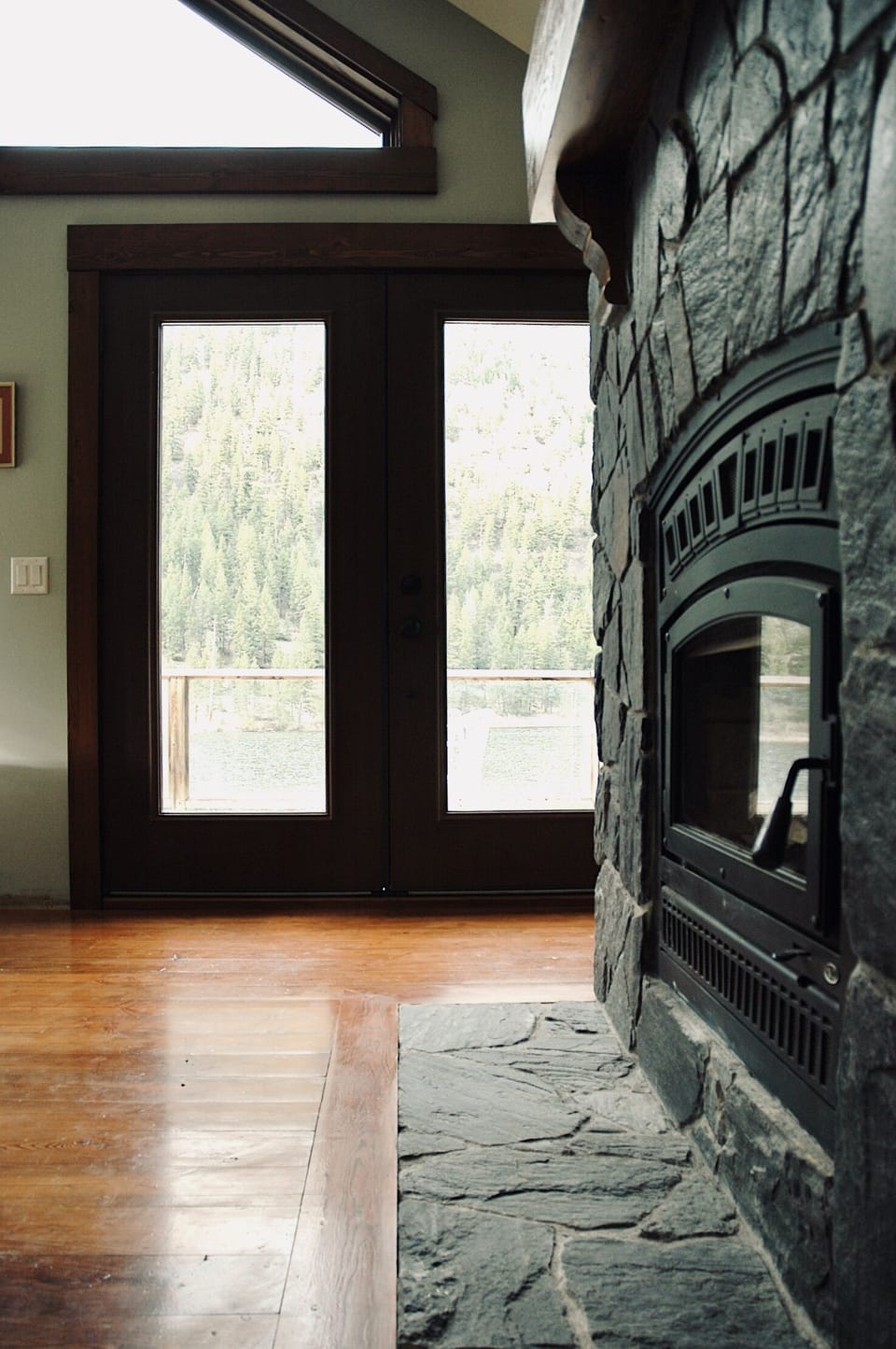 Wood Burning Fireplace