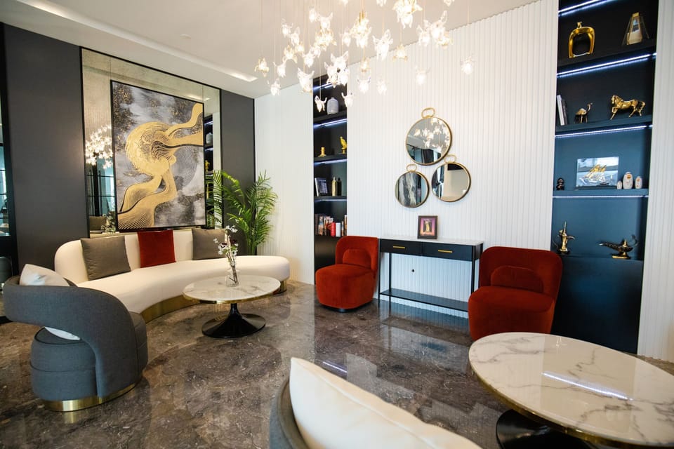 Lobby sitting area