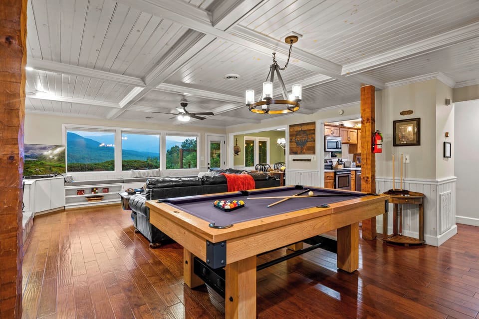 Pool table and multi-cade arcade - set to free play
