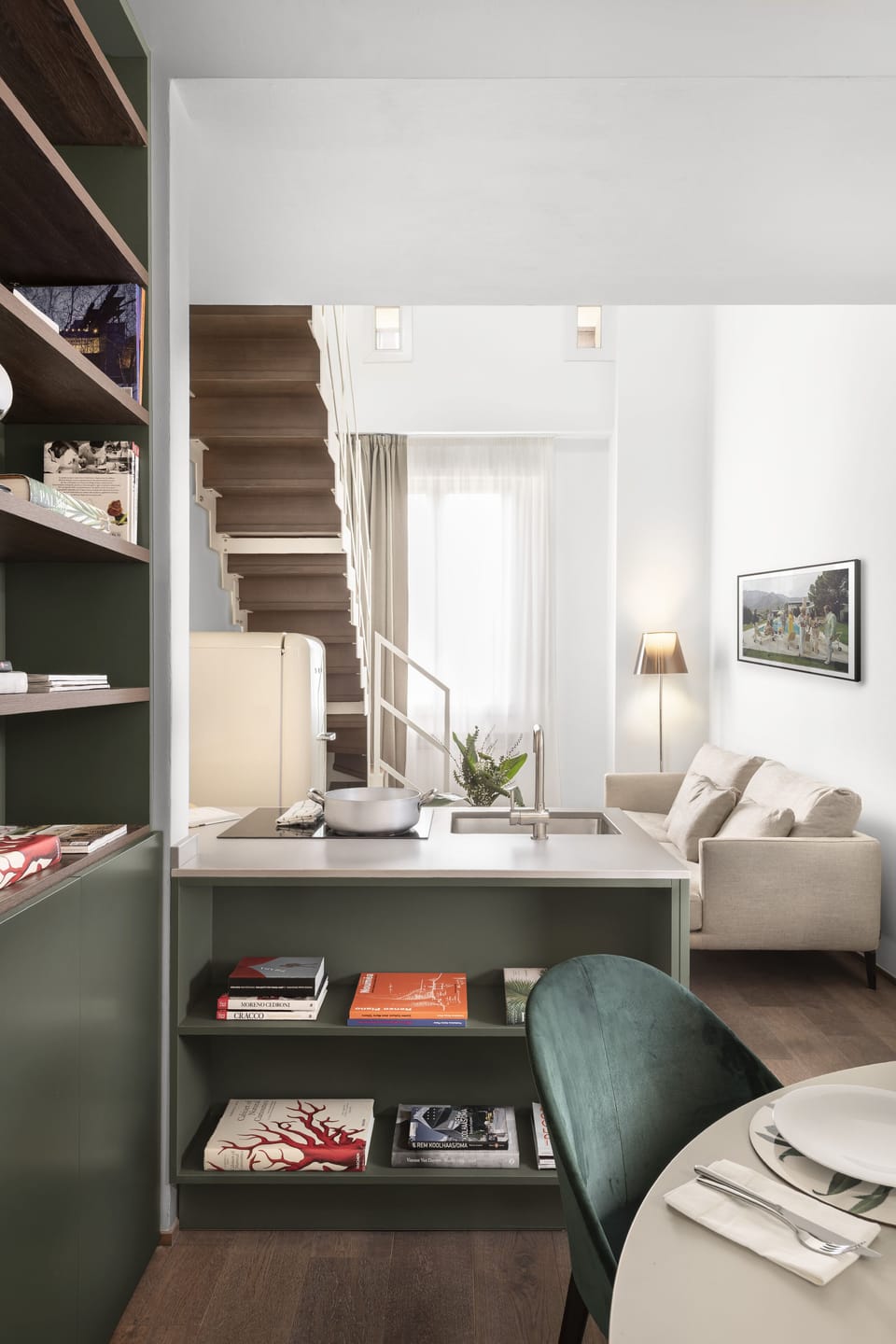 Deluxe Apartment, 2 Bedrooms | Private kitchen | Fridge, oven, stovetop, coffee grinder
