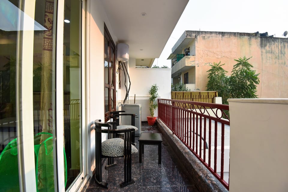 Balcony view from the apartment.