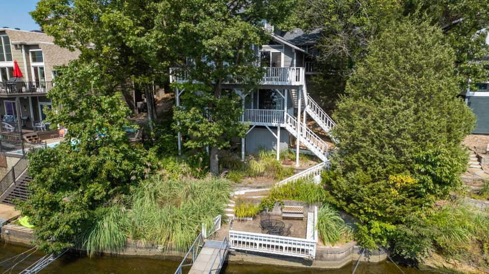 View from above the lake