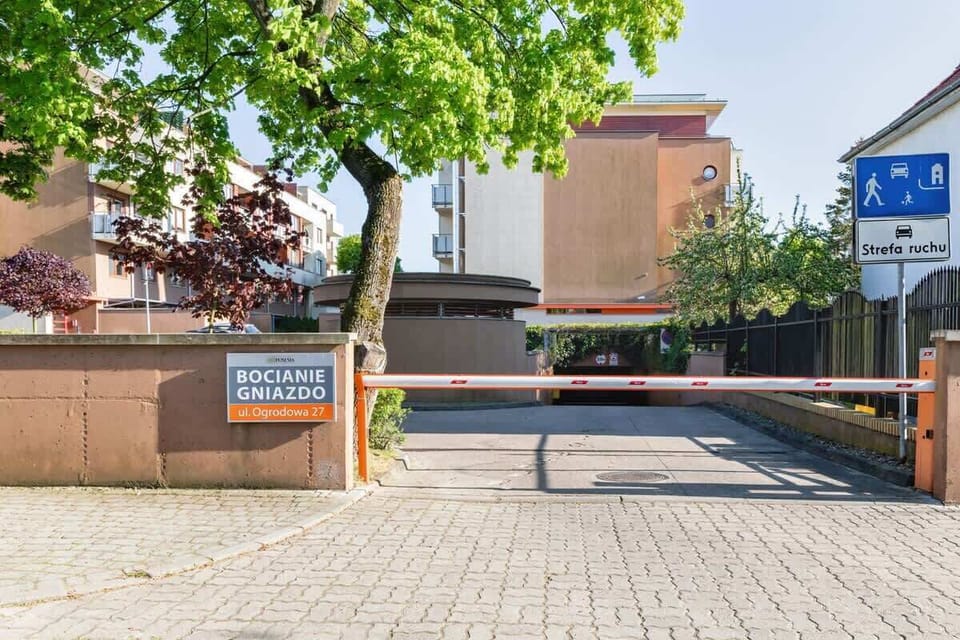 The apartment's surroundings. 
