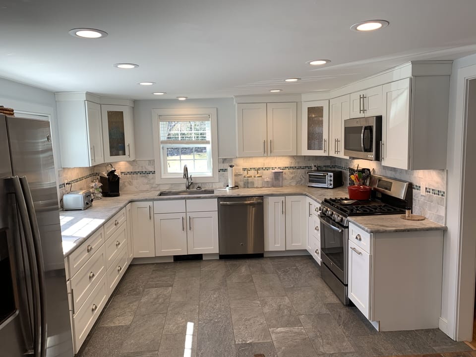 Fully stocked kitchen