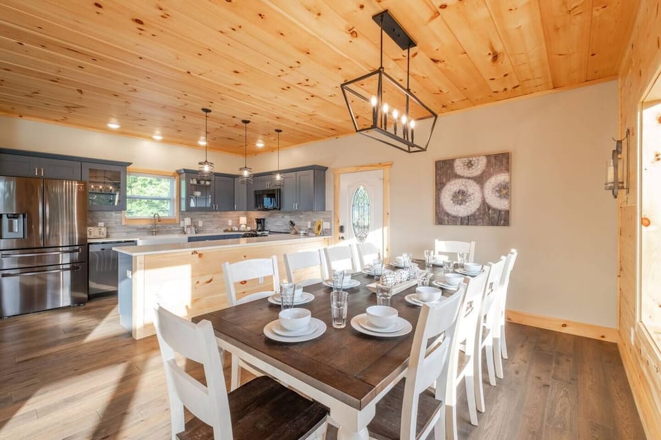Our kitchen and dining space is sure to please!