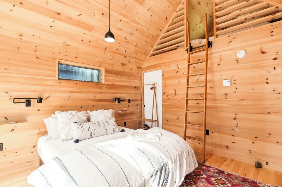 Bedroom #2 - Queen with a Double in the sleeping loft
