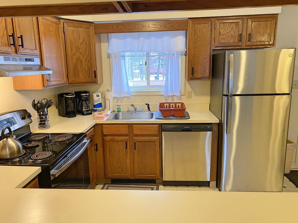 Kitchen from dining area