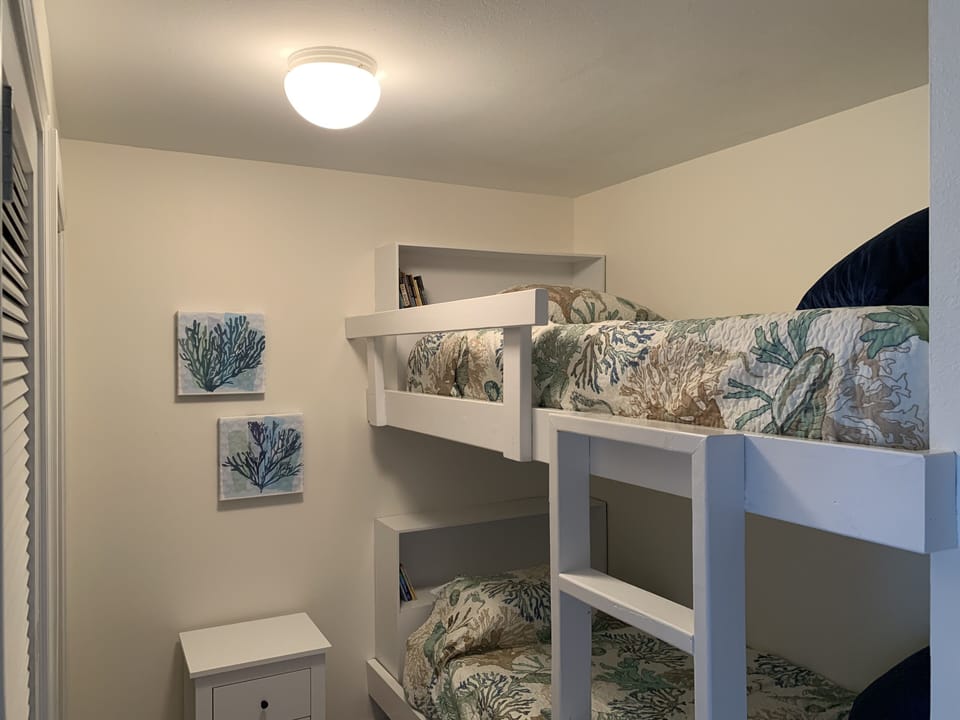 Bunks for children only, please.