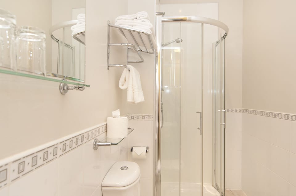 Twin Room (Large) | Bathroom | Free toiletries, hair dryer, towels