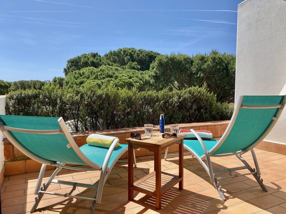 Sun-lovers can grab some rays on the terrace anytime