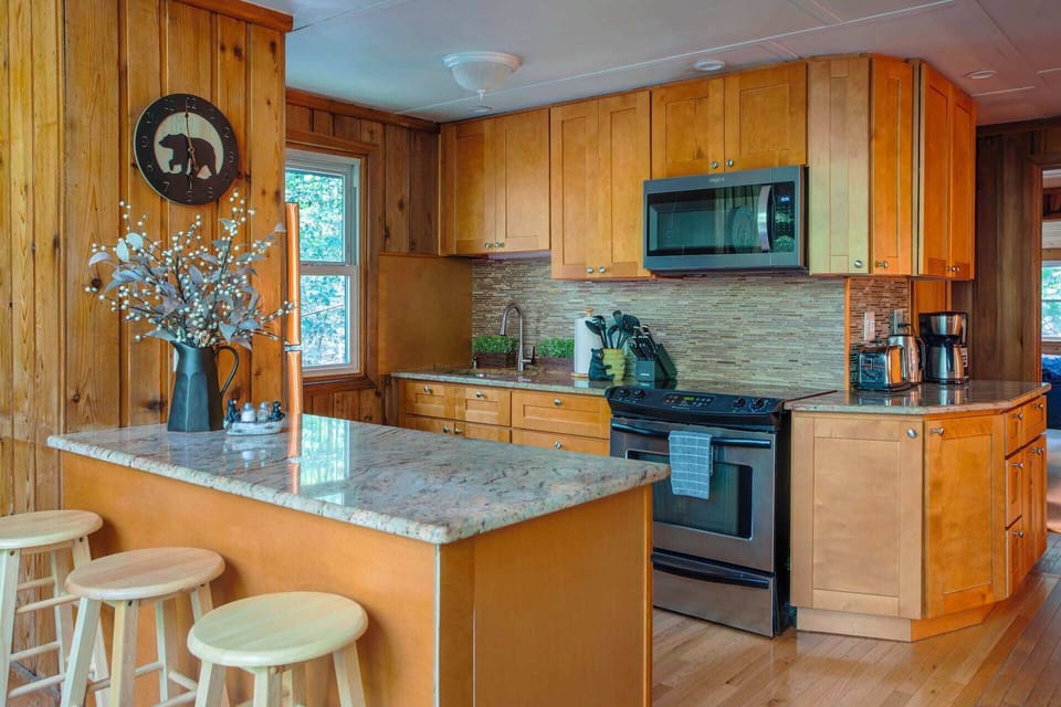 Unleash Your Inner Chef in Our Fully Stocked Kitchen.