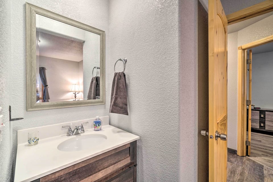 Bedroom 1 | Private Sink | Towels Provided