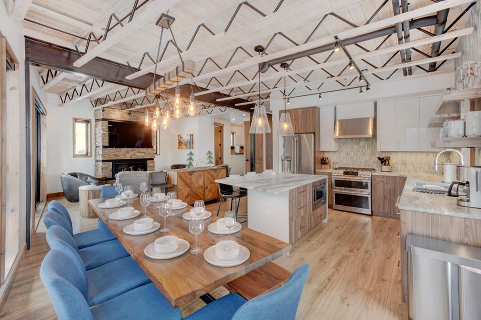 Open Concept Kitchen and Dining