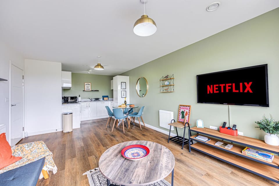 Open plan living area