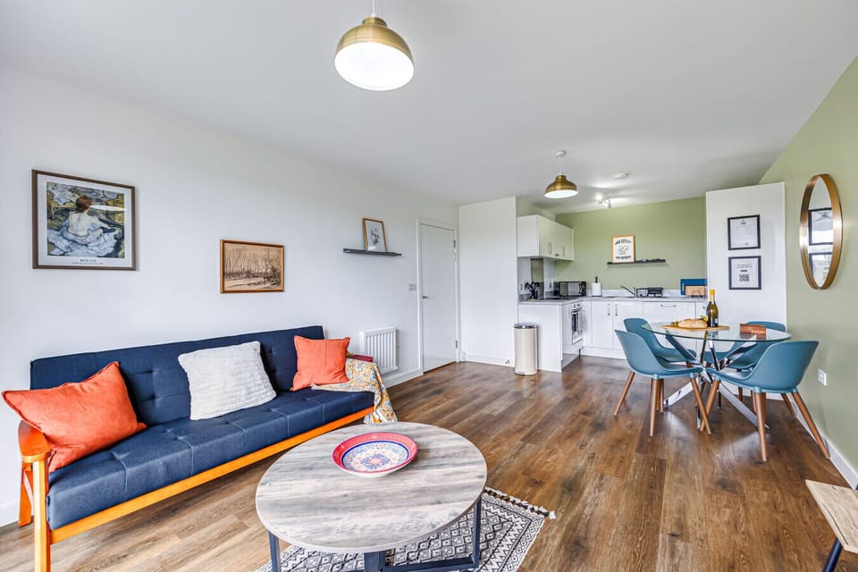 Open plan living area