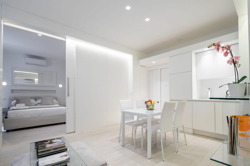 Deluxe Apartment | Private kitchenette | Fridge, stovetop, dishwasher, coffee grinder
