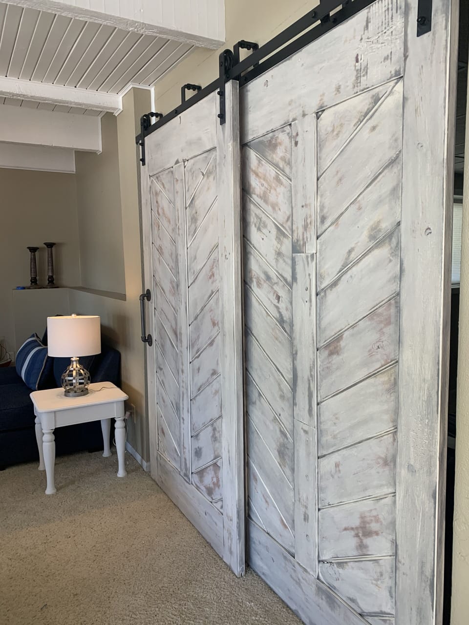 BARN DOORS TO BONUS ROOM- CAN SLEEP 2