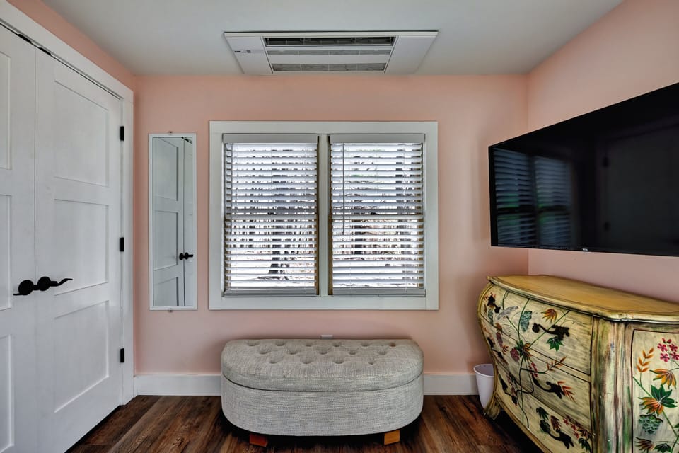 Master bedroom featuring tv