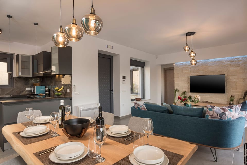 Indoor dining table seating 6, perfect for family gatherings,