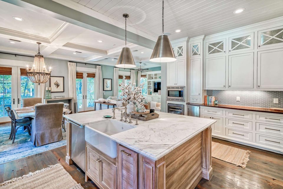 Plenty of room for multiple people to cook together