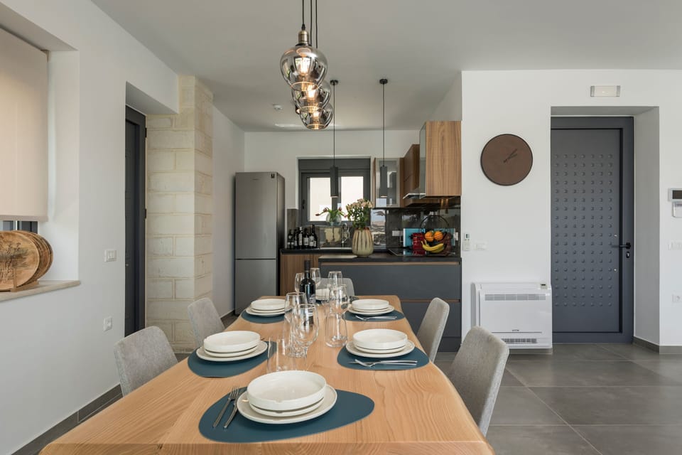 Dining area conveniently located next to the kitchen.
