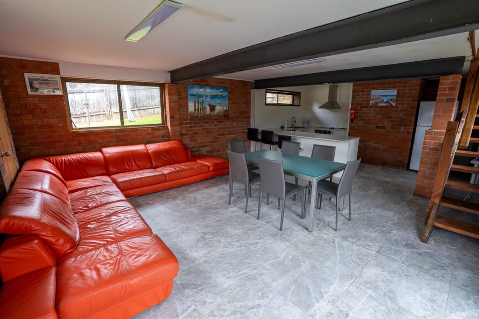 Kitchen with dining / living room