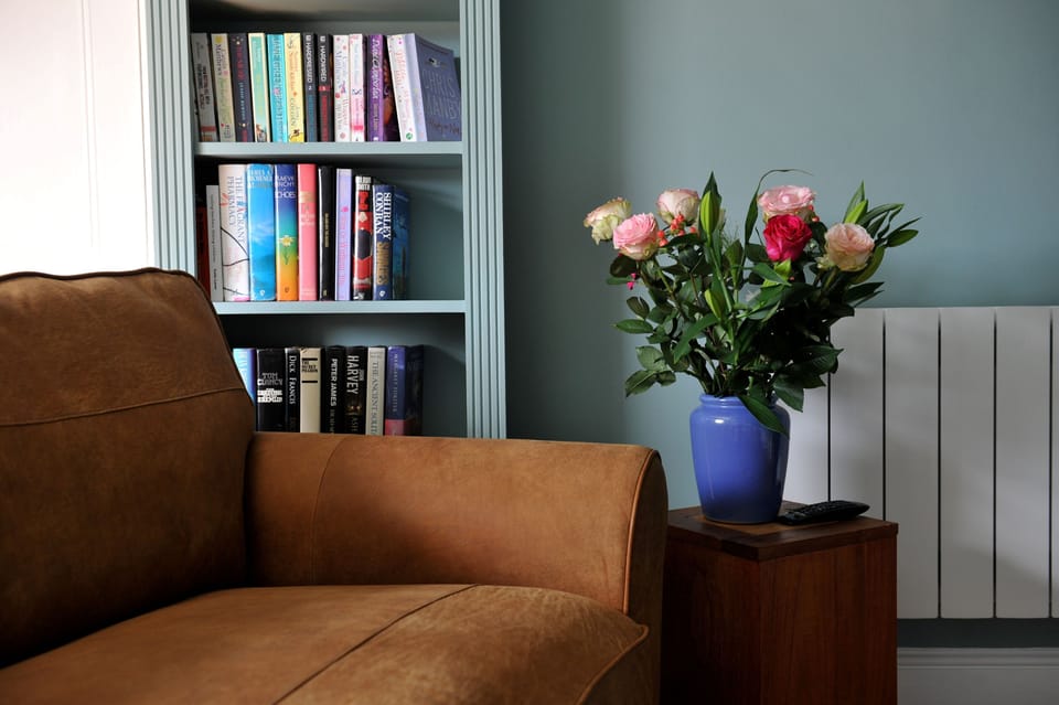 Flowers in living room