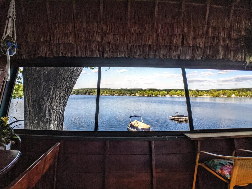 water view from deck- amazing!