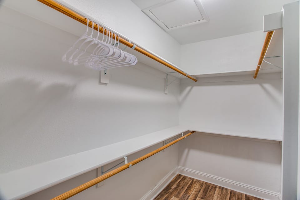 Master bedroom closet