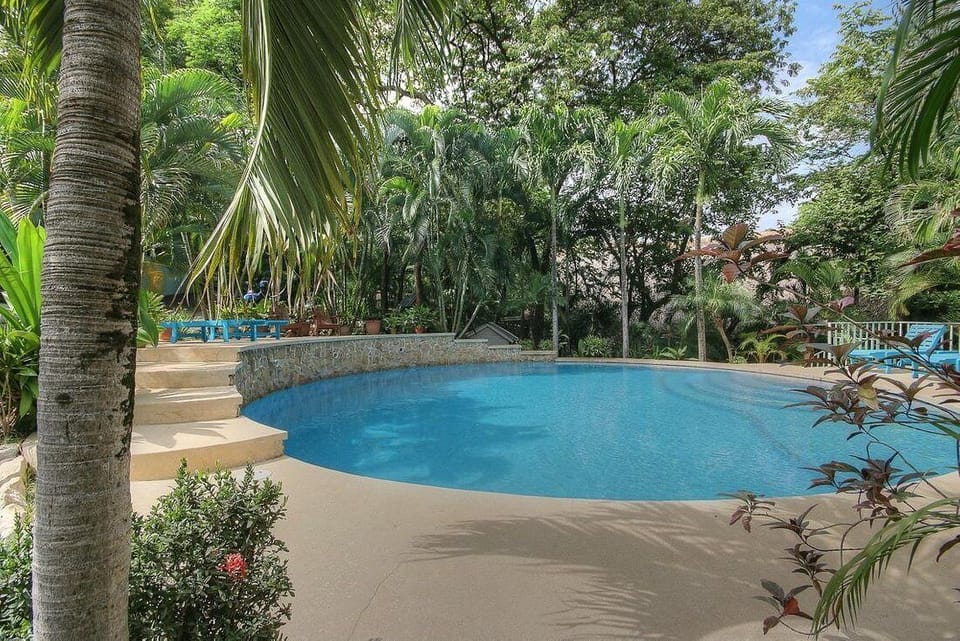 After adventures, retreat back to this relaxing "cool pool," or your AC bungalow