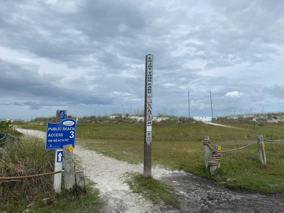 Access#3 just minute walk from the door.  