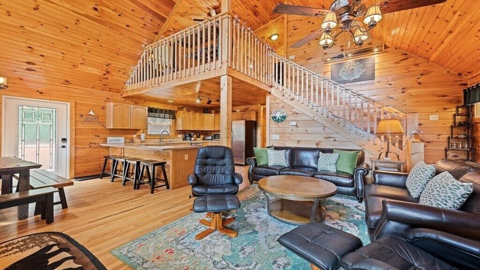 View to Loft from Living Space