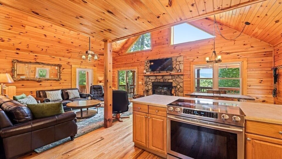 View from Kitchen into Living Space