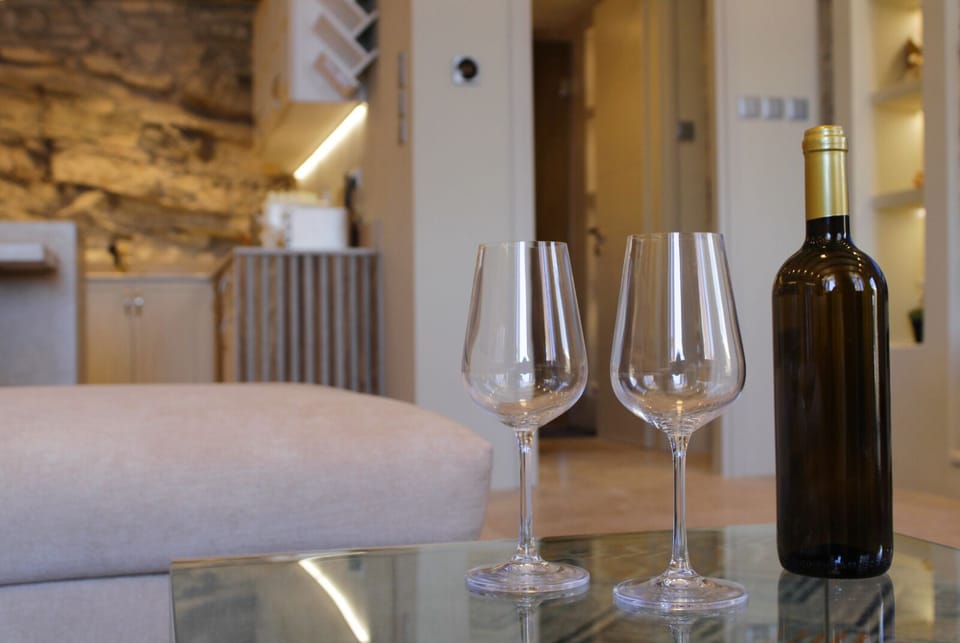 Villa | Private kitchen | Fridge, microwave, oven, stovetop