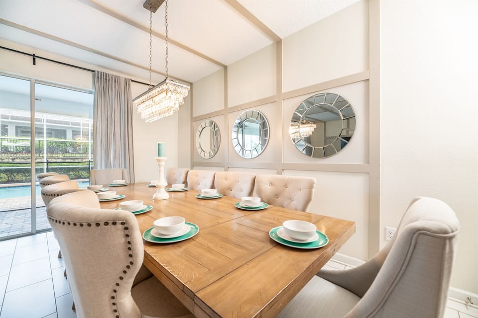 Large Dining Table with Seating for 10