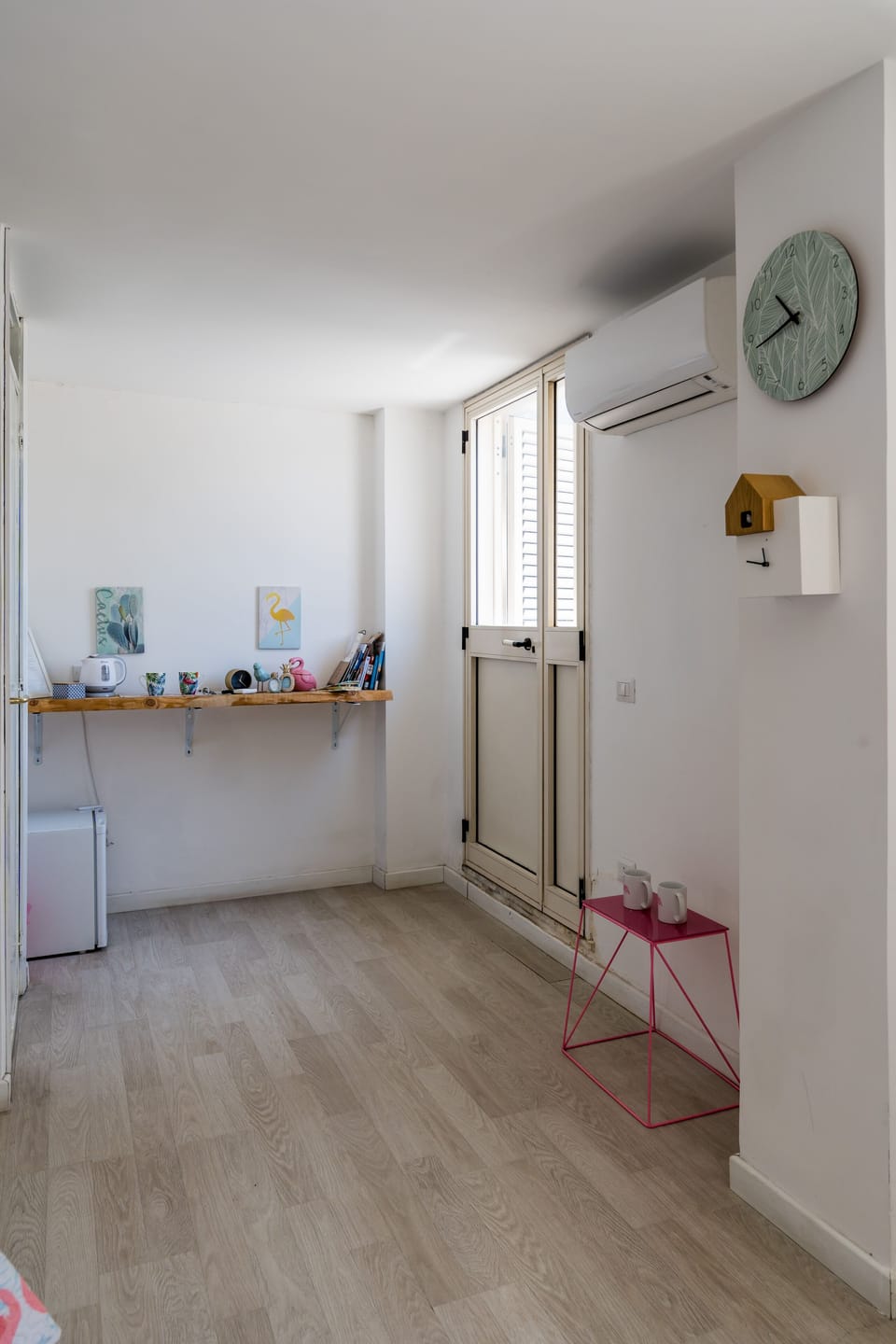 Panoramic Double Room, Terrace | Desk, laptop workspace, blackout drapes, soundproofing