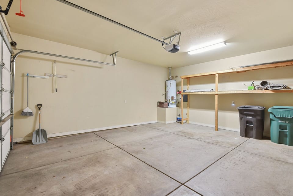  2 car garage.