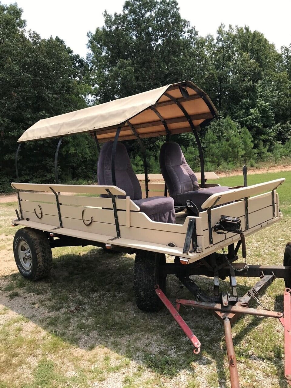 This wagon holds 7 adults for just $50. 