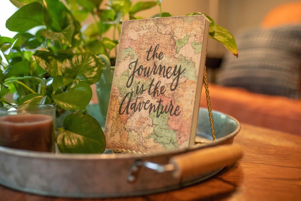 Our Guest book for guests to sign if they wish. We love to read the comments.