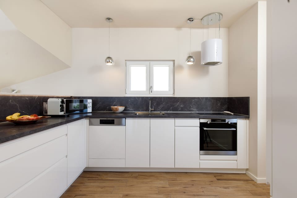 Luxury Villa | Private kitchen | Electric kettle, dining tables